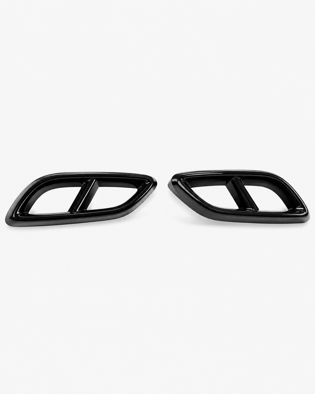E-Class W214 & CLE C236 AMG Line Gloss Black Look Exhaust Trim Covers 2024–2026 | LADP