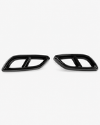 E-Class W214 & CLE C236 AMG Line Gloss Black Look Exhaust Trim Covers 2024–2026 | LADP