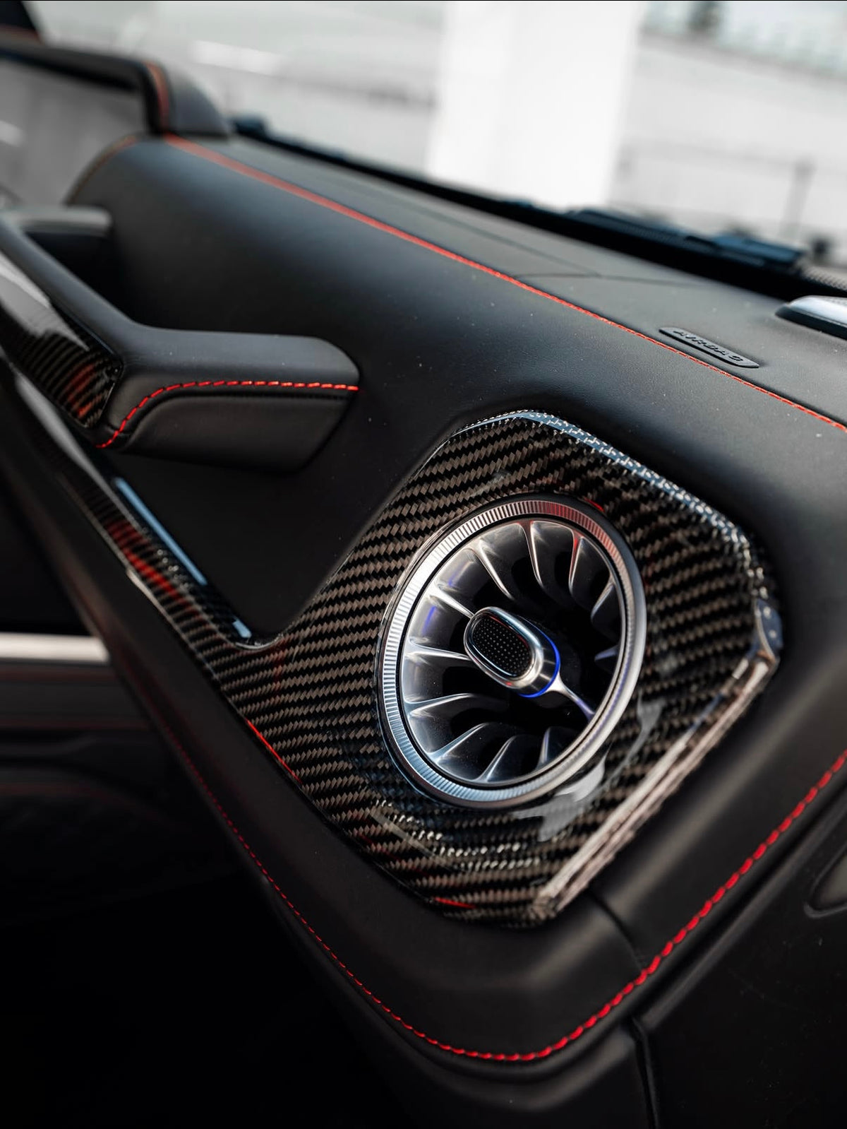 Mercedes G-Class W464 Real Carbon Fiber Dashboard Trim – 2-Piece Set | LADP