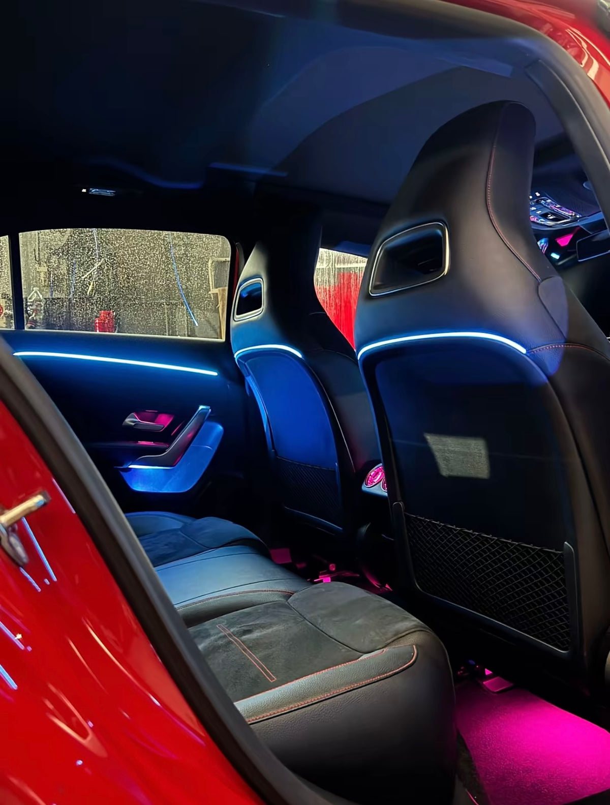 Mercedes A-Class W177 & CLA W118 64-Color Seat-Back Ambient Light Set – Plug & Play | LADP