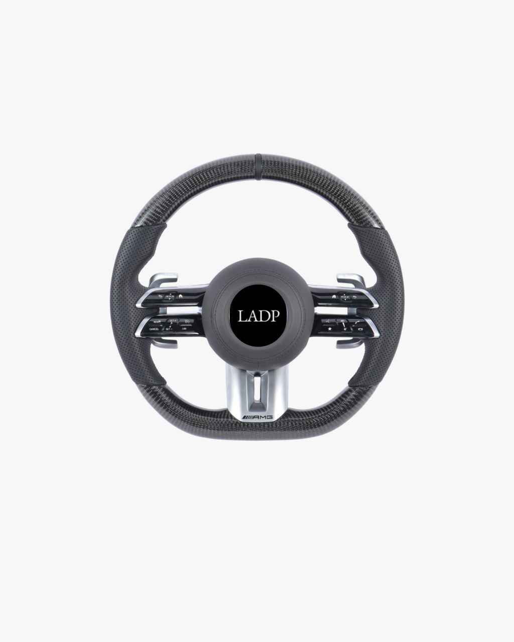 Mercedes-AMG Carbon Lenkrad mit perforiertem Leder – LADP Performance Steering Wheel Upgrade