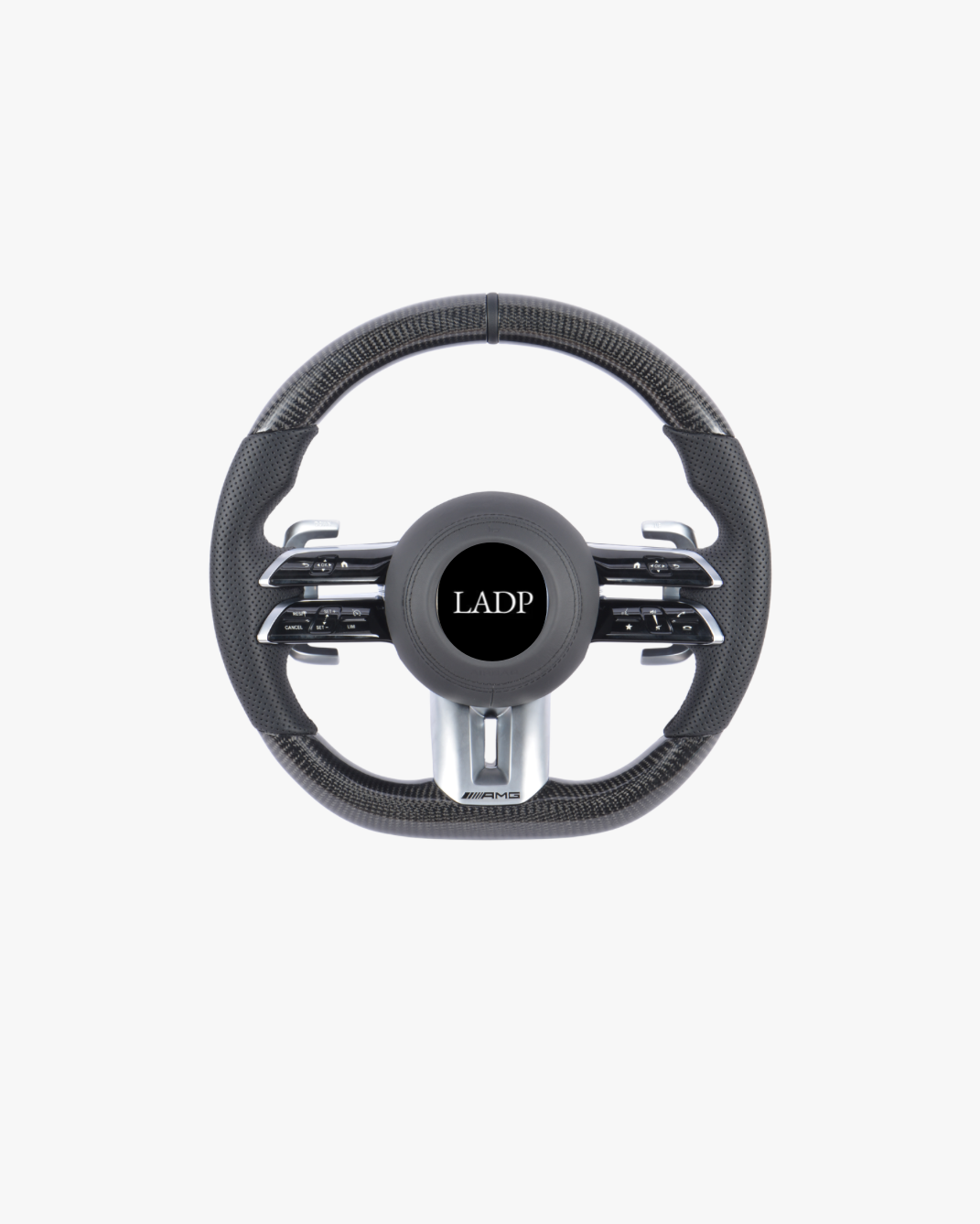 Mercedes-AMG Carbon Lenkrad mit perforiertem Leder – LADP Performance Steering Wheel Upgrade