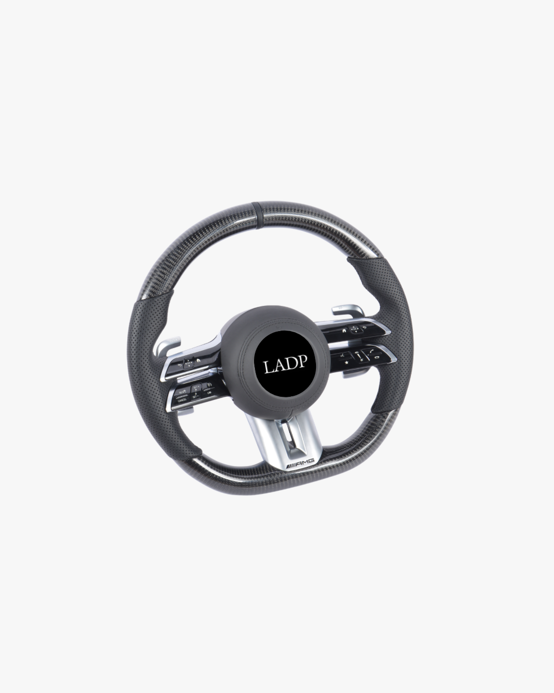 Mercedes-AMG Carbon Lenkrad mit perforiertem Leder – LADP Performance Steering Wheel Upgrade