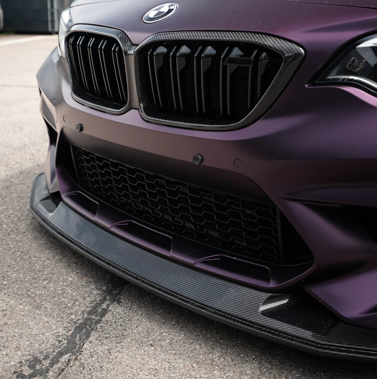 Carbon Fiber Front Lip V3 passend für BMW F87 M2