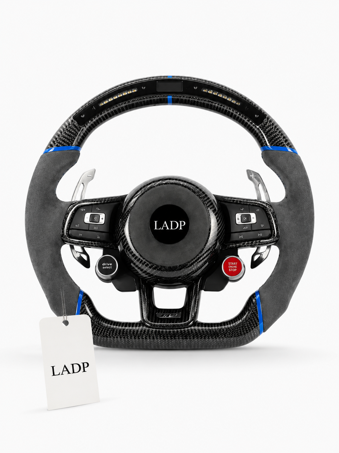 VW LED Digital Lenkrad Carbon Alcantara – Premium Umbau