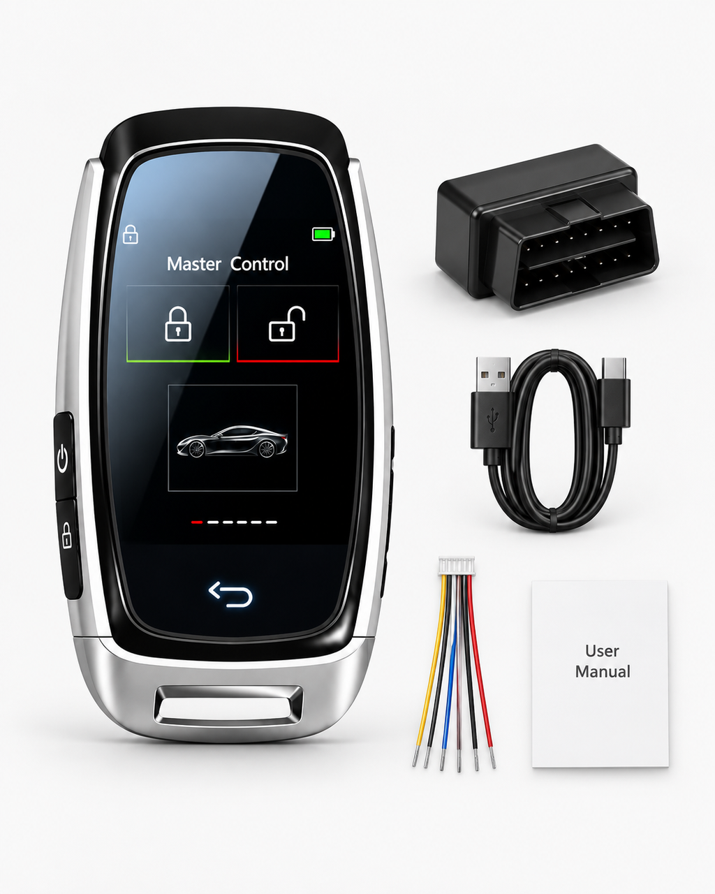Universal Digital Touchscreen Smart Key with Comfort Entry – Black or Silver | LADP
