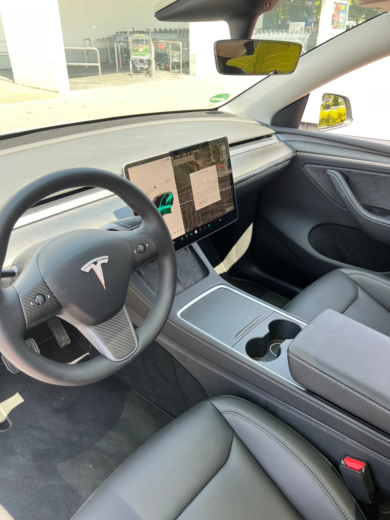 LADP Carbon Fiber Set for Tesla Model 3 & Model Y – Premium Interior/Exterior Upgrade