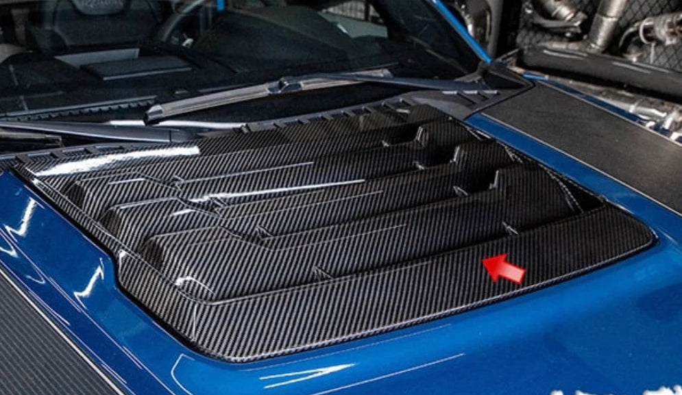 LADP Carbon Fiber Engine Hood Cover for Ford F-150 – Performance Exterior Upgrade