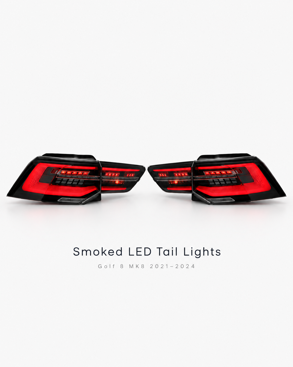 Volkswagen Golf 8 MK8 LED Tail Light Set with Dynamic Indicators 2020–2024 | LADP