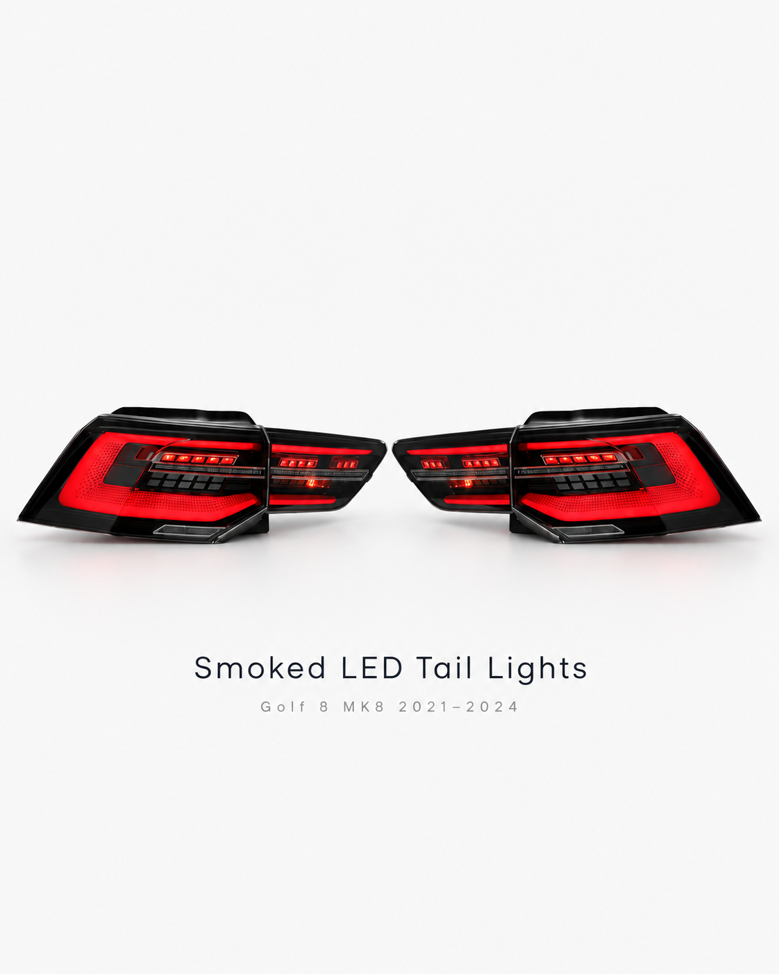 Volkswagen Golf 8 MK8 LED Tail Light Set with Dynamic Indicators 2020–2024 | LADP