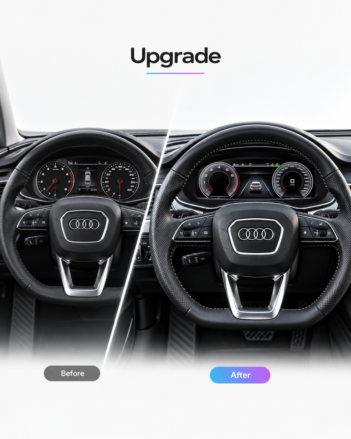 Audi A6 & A7 12.3-Inch Digital Instrument Cluster 2012–2018 | LADP