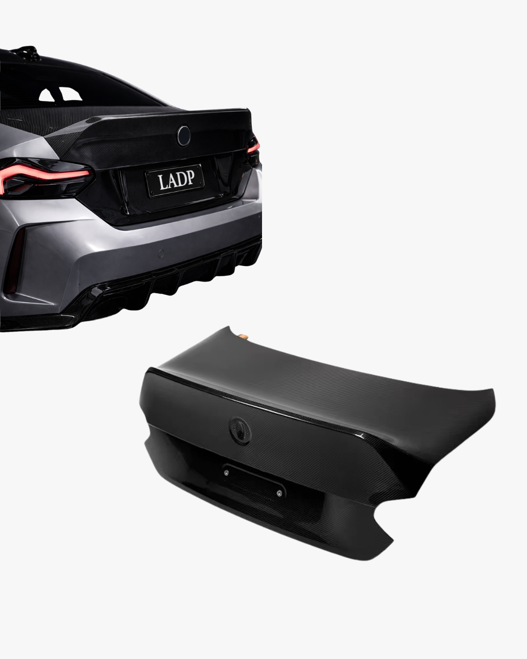 LADP CS-Style Dry Carbon Heckklappe für BMW G87 M2 & G42 M240i – Full Replacement Performance Trunk