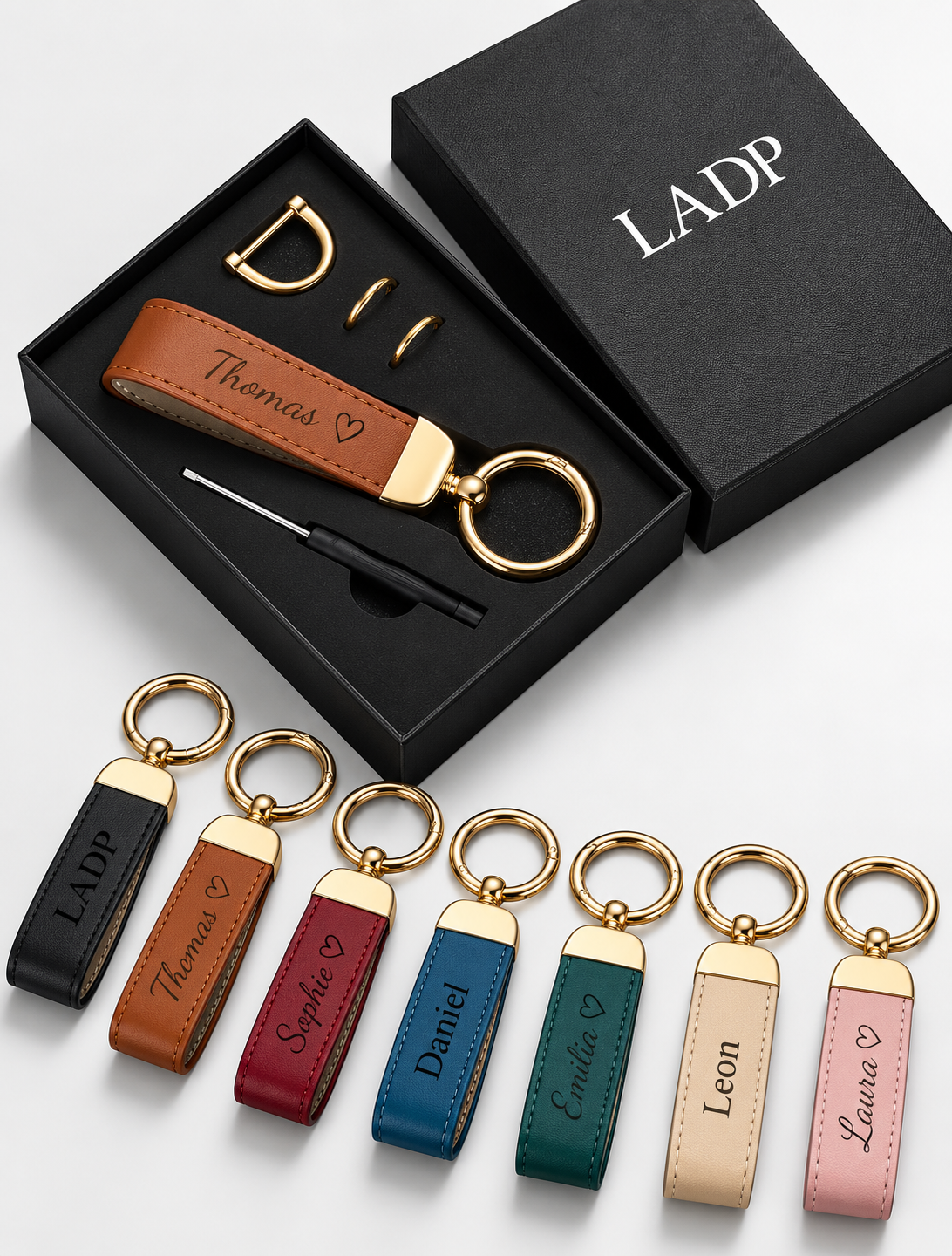 Personalised Keyring in LADP Gift Box