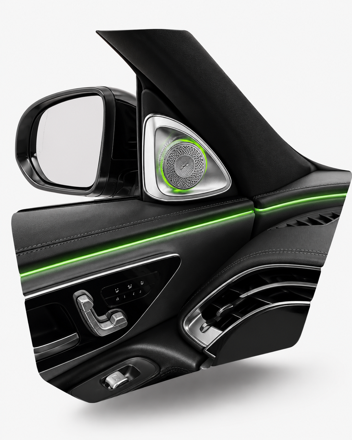 E-Class W214 4D Rotating Tweeters with 64-Color Ambient Light | LADP