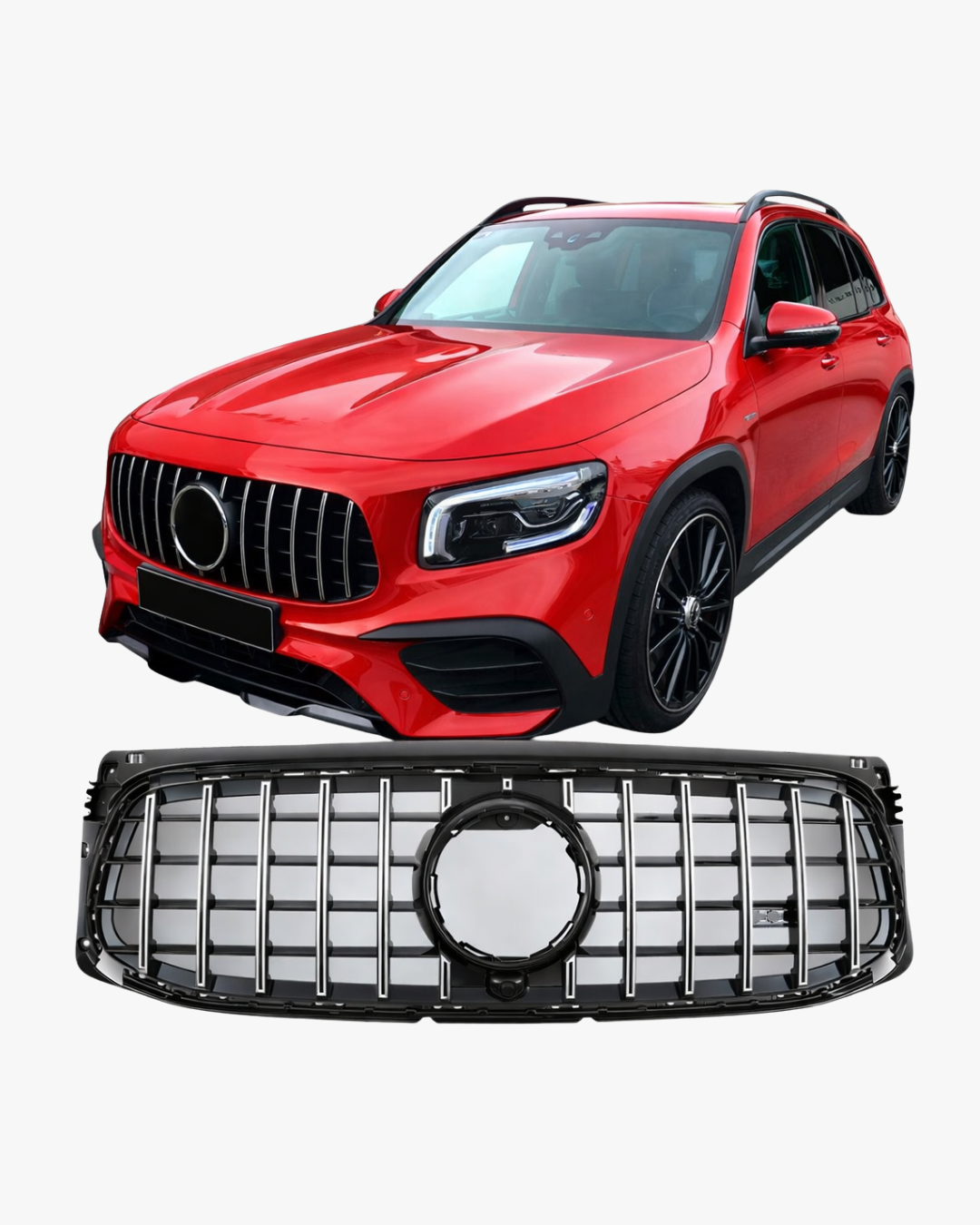 Sport Panamericana GT Grill Kühlergrill für Mercedes GLB X247 2019–2023 Vor-Facelift | LADP