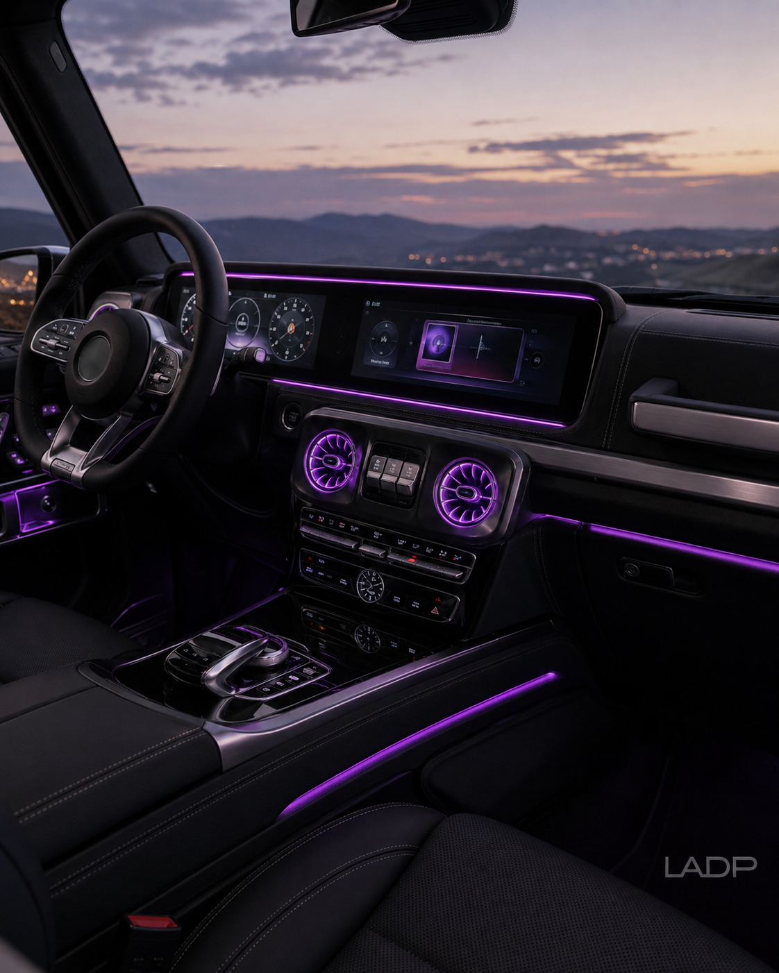 Mercedes G-Class W464 G350 G400 G500 G63 AMG Multi Color LED Air Vent Lighting | LADP