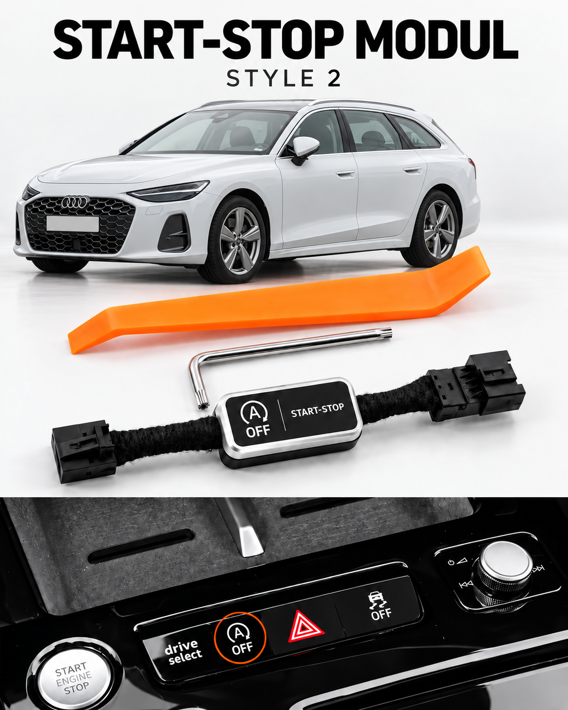 Start-Stop Deactivation Module for Audi A5 B10 & A6 C9 | LADP