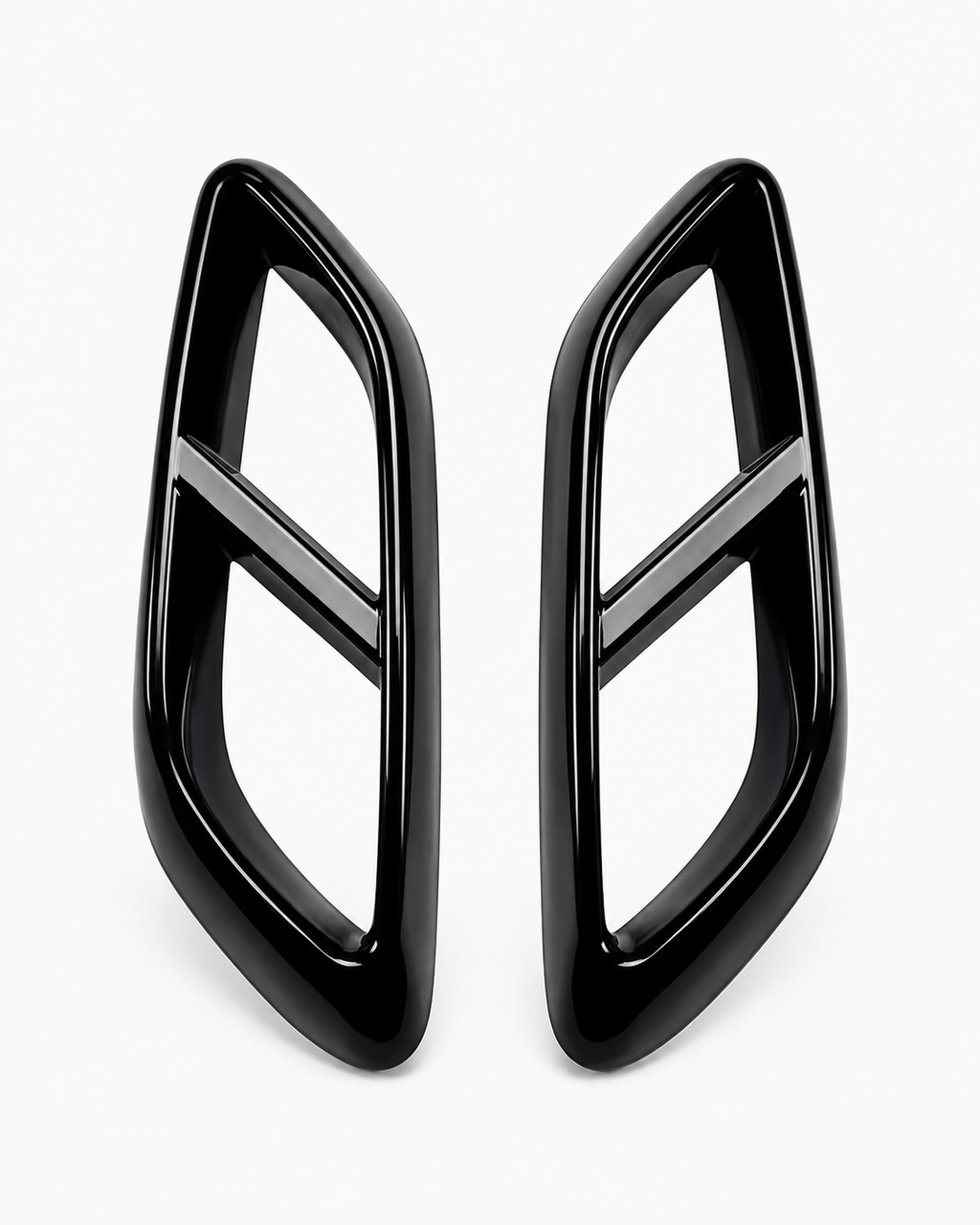 Mercedes CLE Coupé C236 Gloss Black Rear Exhaust Outlet Trim Covers 2024–2026 | LADP