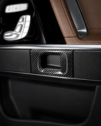 Mercedes G-Class W464 Real Carbon Fiber Interior Door Handle Surrounds 2019–2024 | LADP