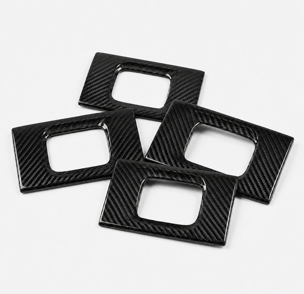 Mercedes G-Class W464 Real Carbon Fiber Interior Door Handle Surrounds 2019–2024 | LADP