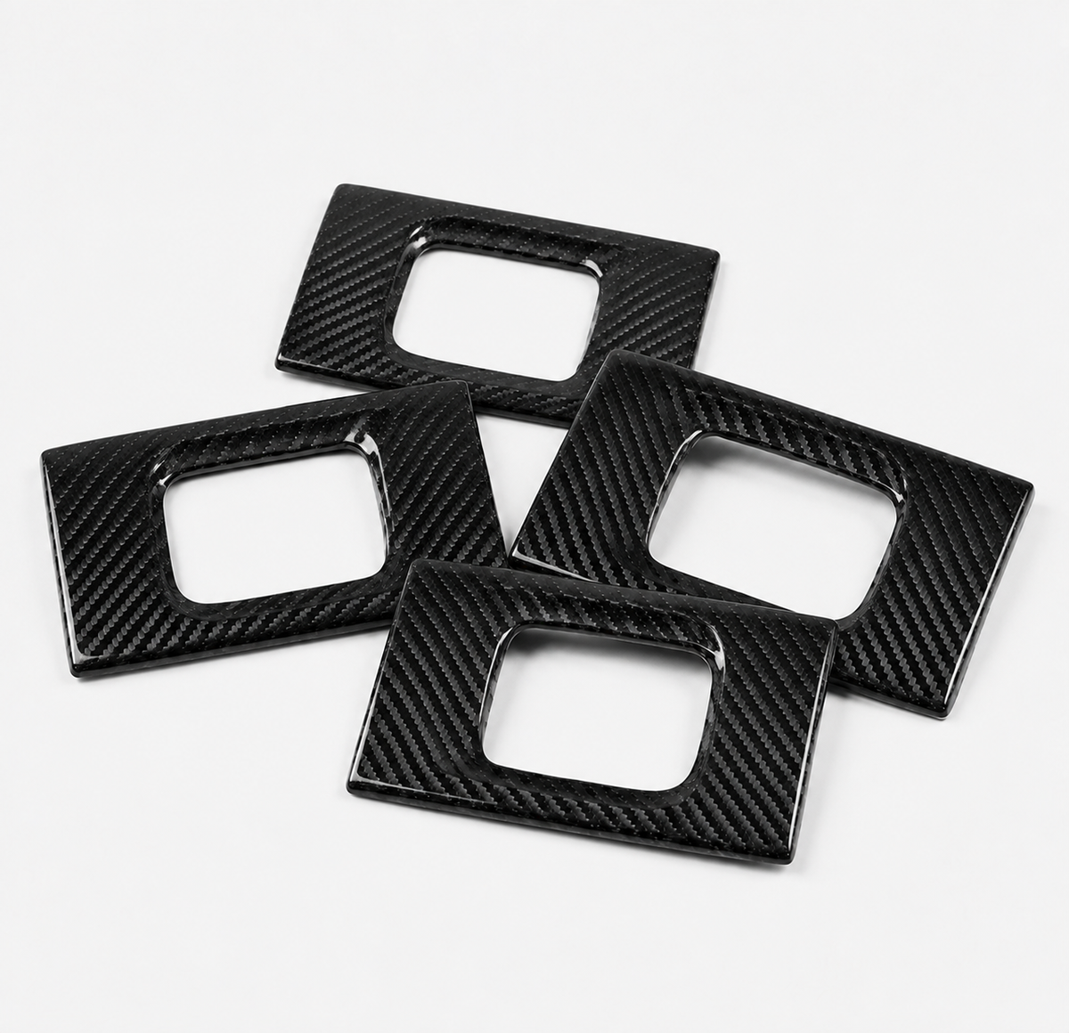 Mercedes G-Class W464 Real Carbon Fiber Interior Door Handle Surrounds 2019–2024 | LADP