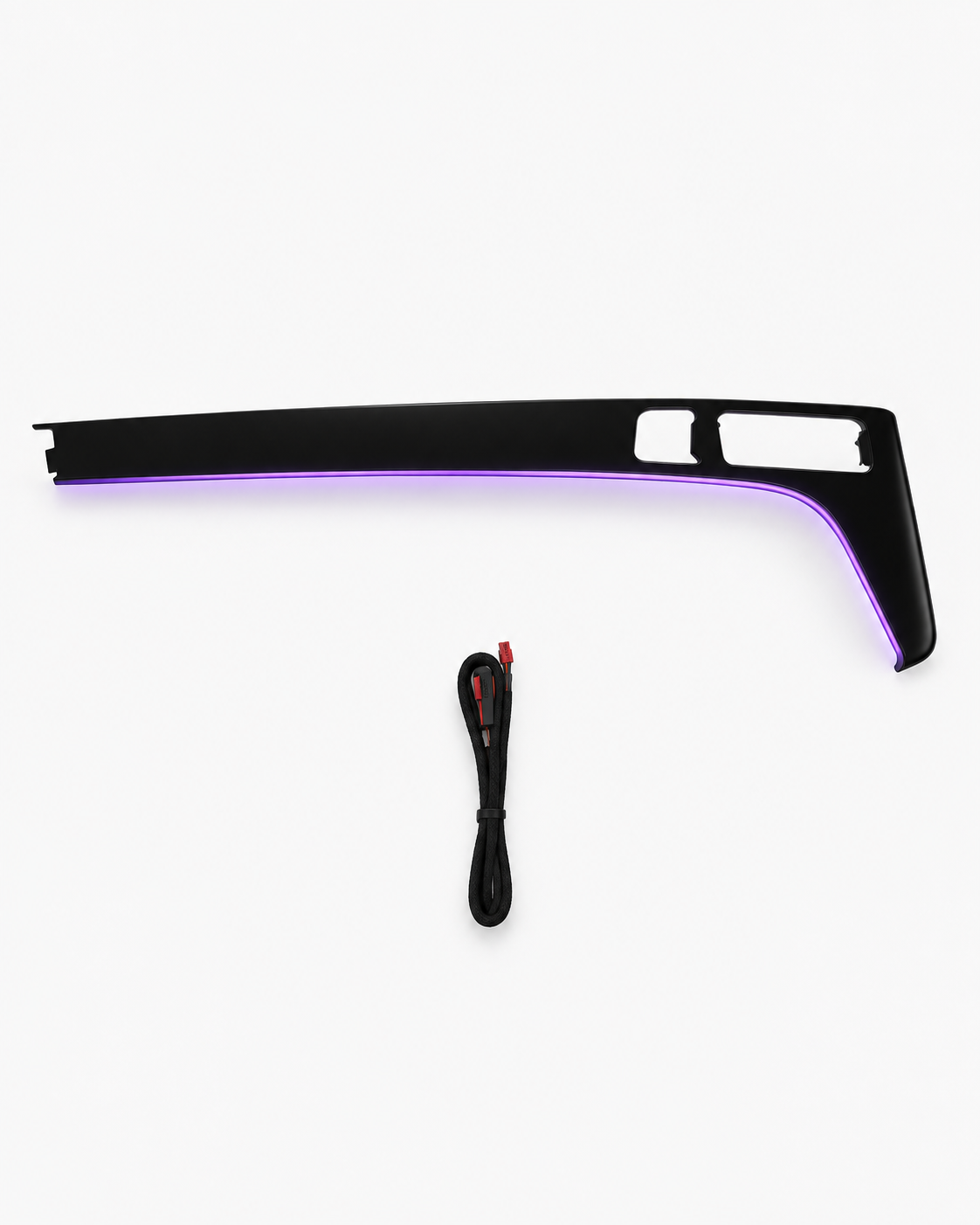 Audi A4 & A5 B9 Center Console Ambient Lighting Upgrade – Gloss Black & Carbon Fiber Look | LADP
