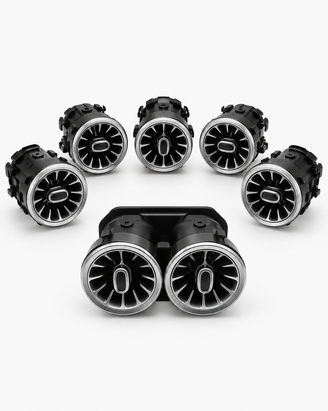 Mercedes A-Class W177 & CLA W118 Front and Rear 64-Color Air Vent Set – Plug & Play | LADP