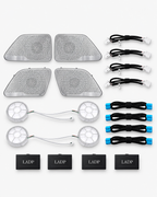 Mercedes S-Class W222 Illuminated Midrange Speaker Covers 2014–2020 – 7-Color or 64-Color | LADP