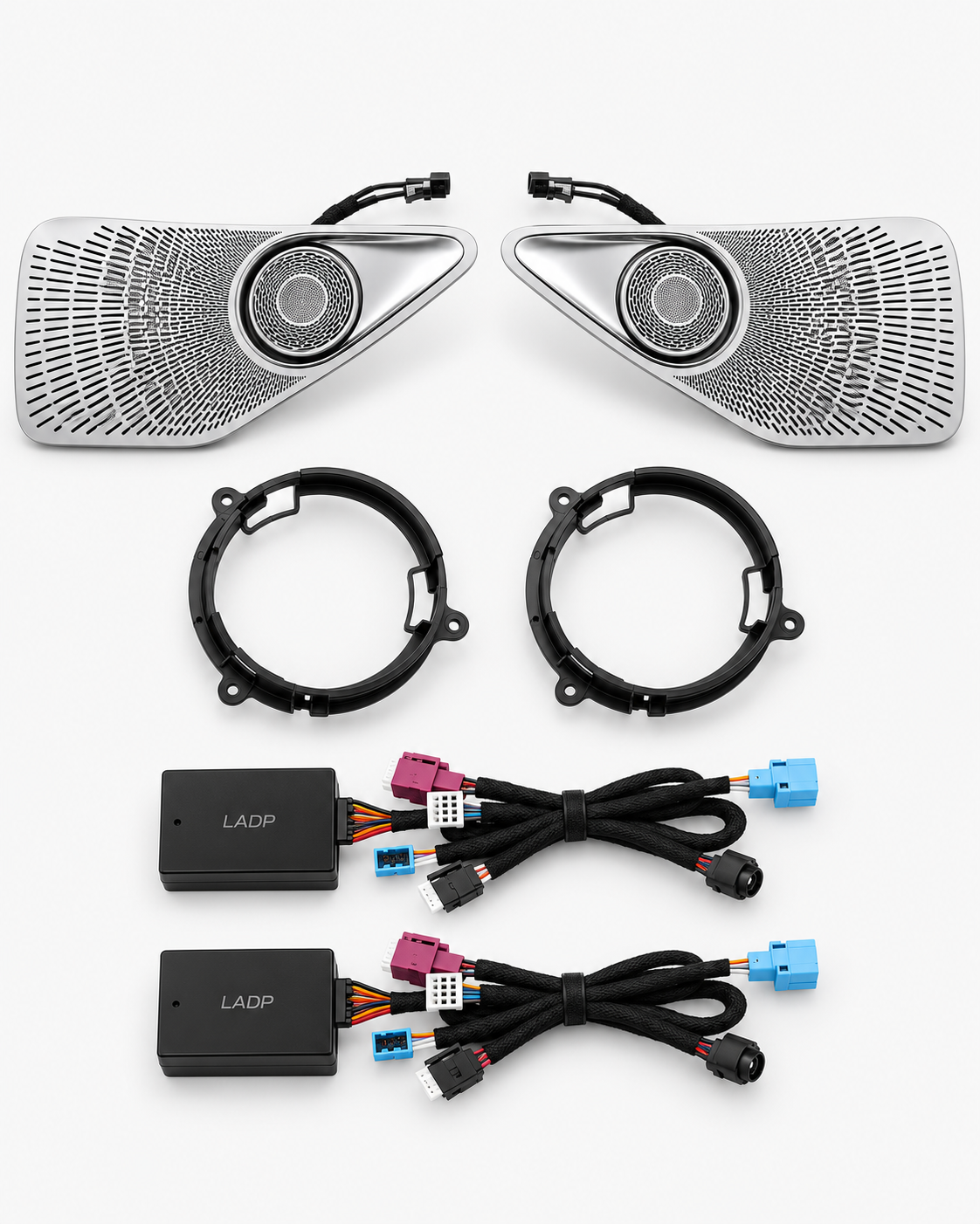 Mercedes S-Class W223 Motorized Pop Out Door Speaker Set – Burmester-Style, 2021–2026 | LADP