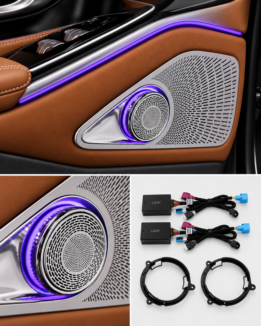 Mercedes S-Class W223 Motorized Pop Out Door Speaker Set – Burmester-Style, 2021–2026 | LADP