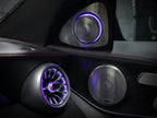 Mercedes W213 W205 W222 X253 – 3D Rotating Tweeter with 64-Color LED Ambient Lighting